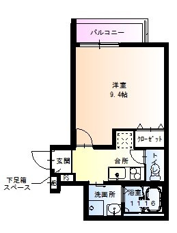 フジパレス武庫川駅東Ⅱ番館の間取り