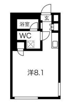 板橋区東新町１丁目の賃貸マンションの間取り