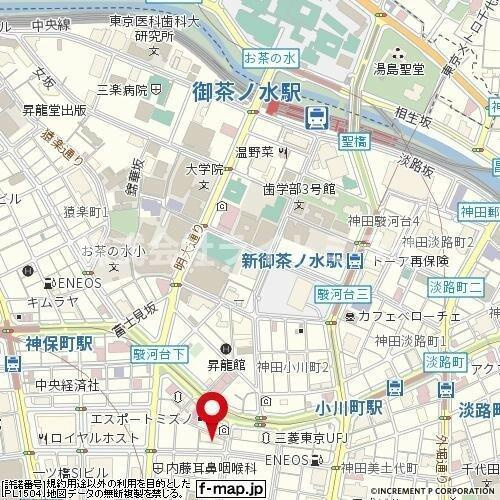 インペリアルお茶の水の地図