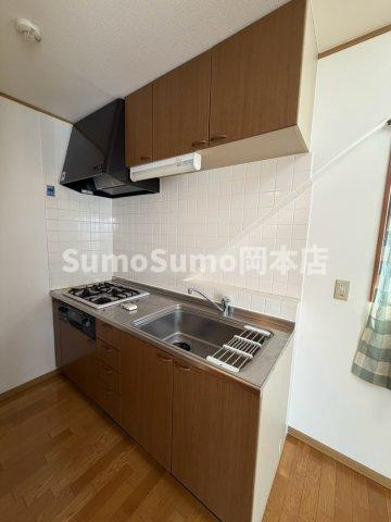 神戸市東灘区岡本２丁目の賃貸マンションのキッチン|使いやすいキッチンです