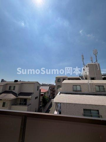 神戸市東灘区岡本２丁目の賃貸マンションの展望