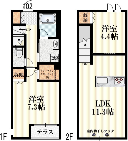 レジデンス西荻南の間取り|★耐火・耐震性に優れた旭化成ヘーベルメゾン★角部屋★