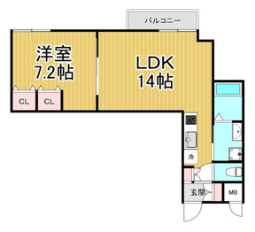 ウェルスクエア西宮北口の間取り