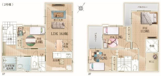 福岡市東区若宮4期の間取り