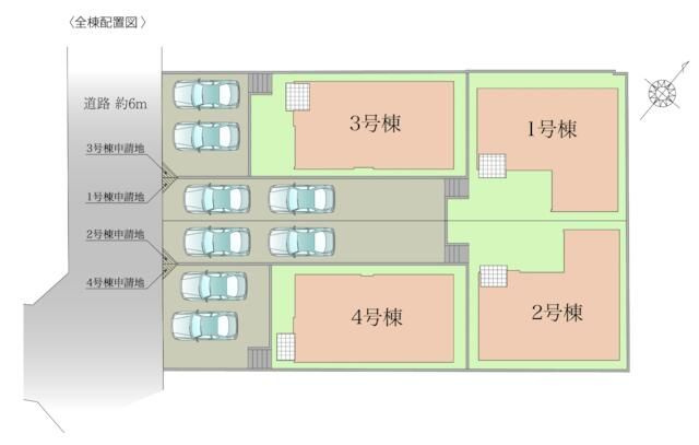 福岡市東区若宮4期の区画図