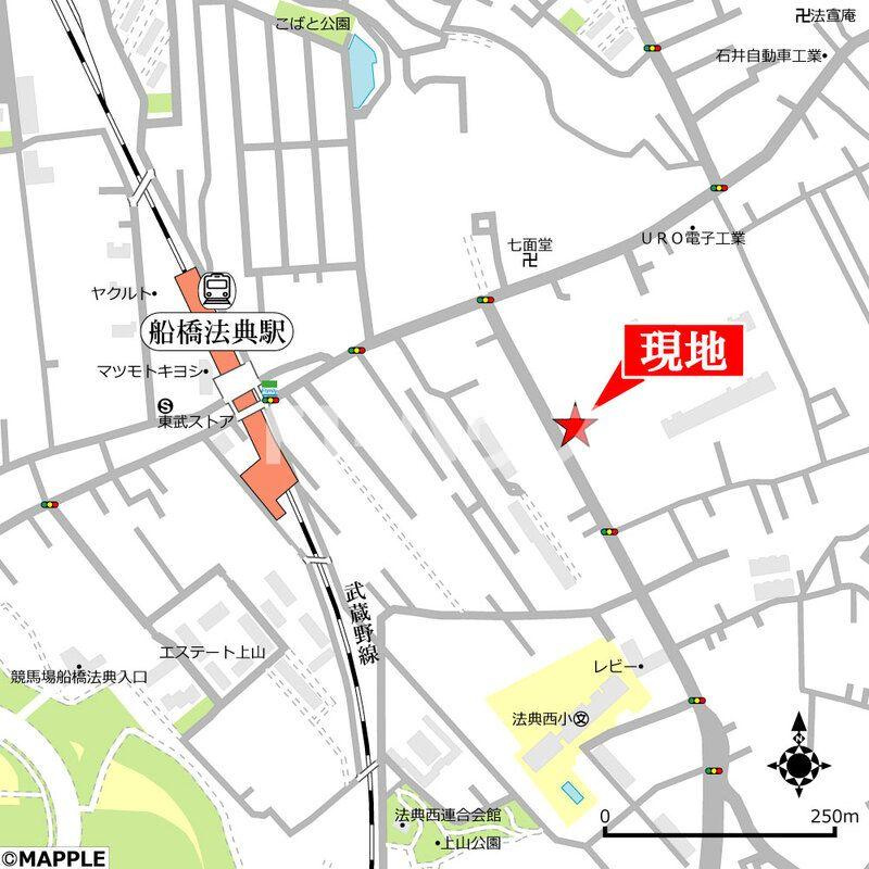 クレールＫⅡの地図