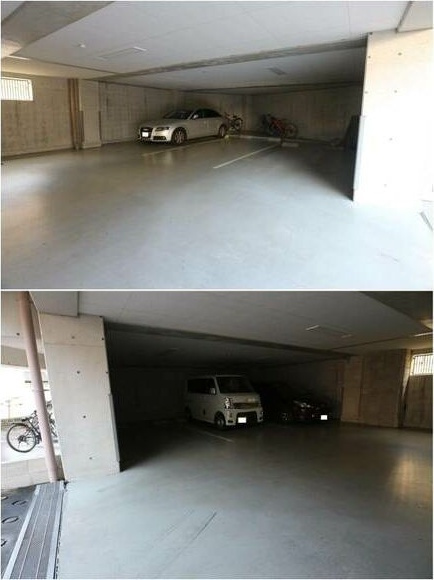 パークヒルズ桜台の駐車場
