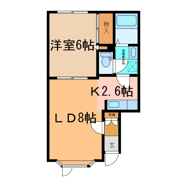 ベルピア18の間取り