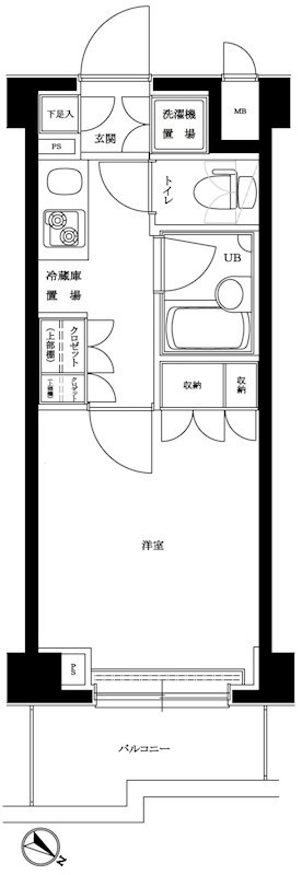 ルーブル目黒不動前の間取り
