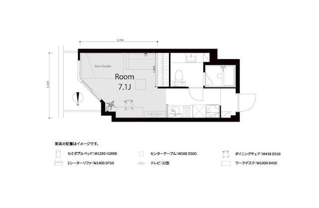 インペリアル赤坂フオーラムの間取り