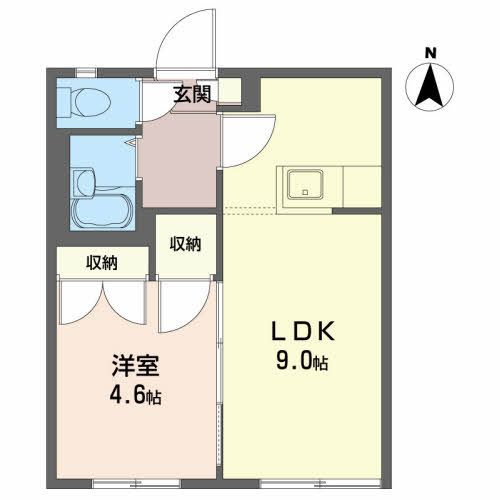 ディアス田園 Ｈの間取り