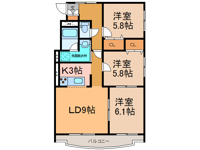 エスポワールの間取り