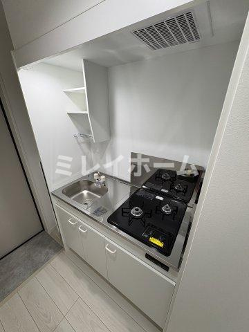Valle Feliz雑色のキッチン