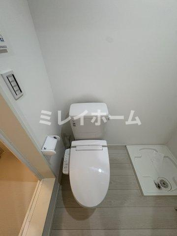 Valle Feliz雑色のトイレ