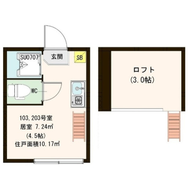 メゾン・プーラ豊島の間取り