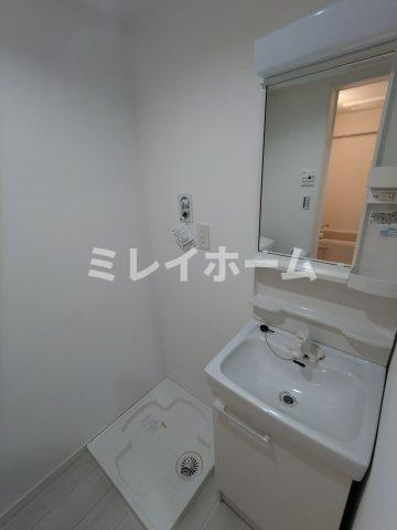 Valle Feliz雑色の洗面所