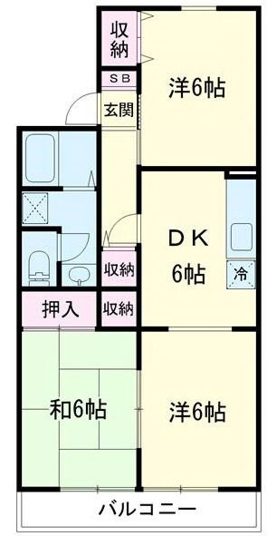エスポワールⅢの間取り
