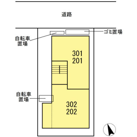リーベ国分寺の区画図