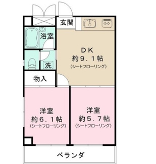 【間取り】 | 第二佐々木ビル | 間取りです。