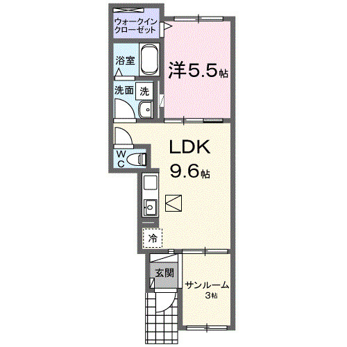 フラワーの間取り