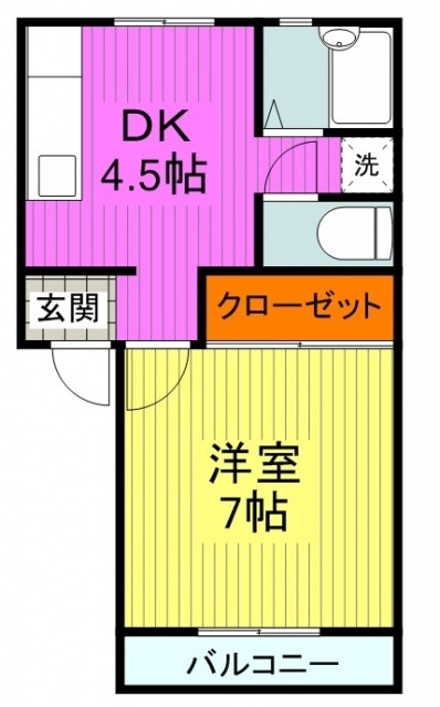 ファミールあとうの間取り