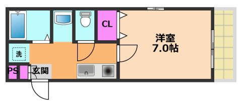 アサコートの間取り
