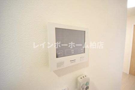 特典：仲介手数料が無料です!!のセキュリティ|モニター付きインターホンです