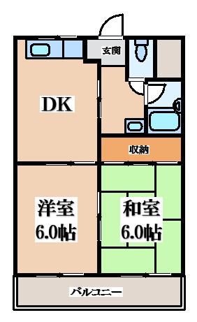 【間取り】 | サンライフ若江本町