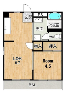 【間取り】 | 平治マンション