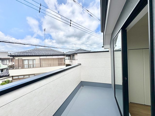 《仲介手数料半額》川越市吉田4期KEIAI GRACE　1号棟のバルコニー