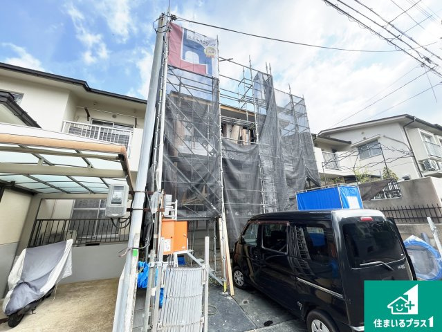 京都市西京区大原野西境谷町　第1期　新築一戸建ての外観|現在の進捗状況です！順調に作業進行中、完成が待ち遠しいです！詳細の間取り等、お気軽にお問い合わせください！