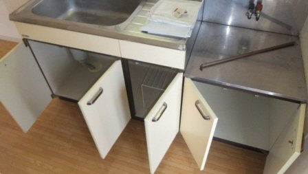 ハス　ニューハウンのキッチン|キッチン下の収納です