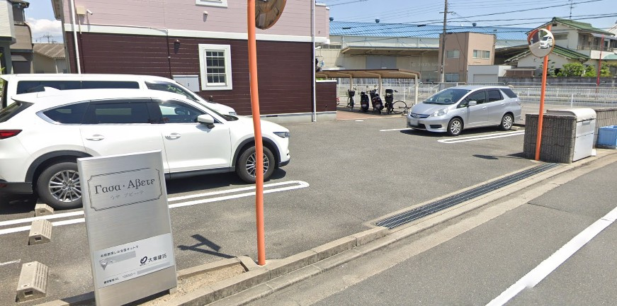 カサアビーテの駐車場