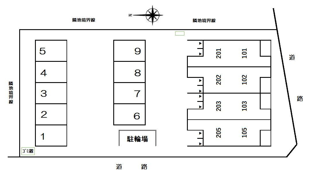 ブリーズ（Ｂｒｅｅｚｅ）の区画図