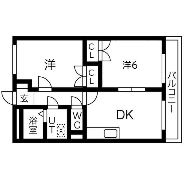 コスモハイツの間取り