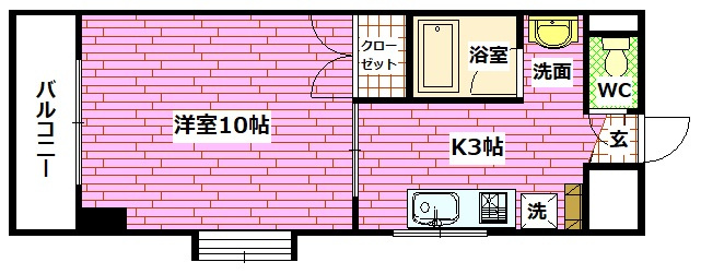 クレスト昭和中の間取り