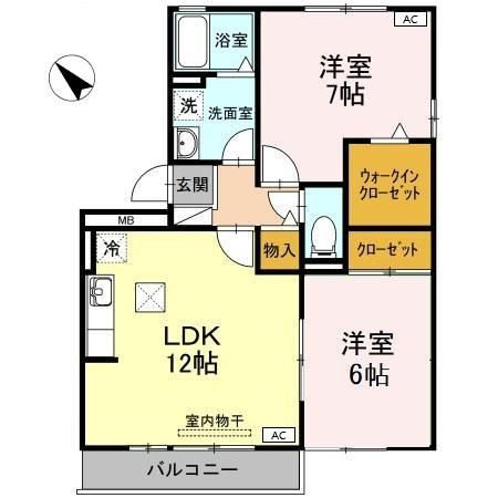 TOi et moi　壱番館の間取り