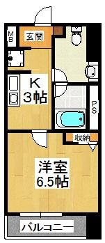ミリアビタ№１５の間取り