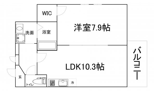 【間取り】 | フジパレスファースト内代町