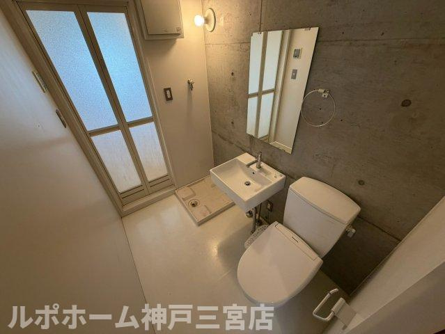 ラウェゾン北野の洗面所