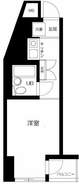スカイコート田端の間取り