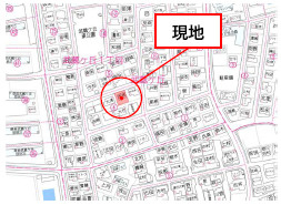 よかタウン／菊池郡菊陽町武蔵ヶ丘一丁目一期／1号棟の地図