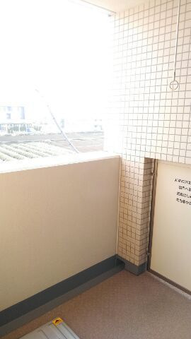 青梅市野上町４丁目の賃貸マンションのバルコニー