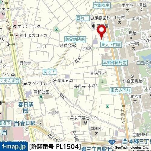 トップ本郷の地図
