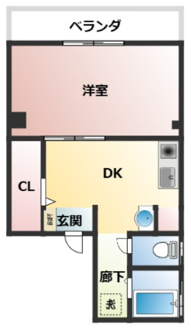 ロイヤル清水谷　BRAVI不動産の間取り|【ロイヤル清水谷】間取りです