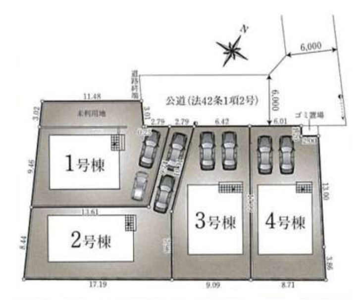 清瀬市下清戸第13　全4棟　1号棟