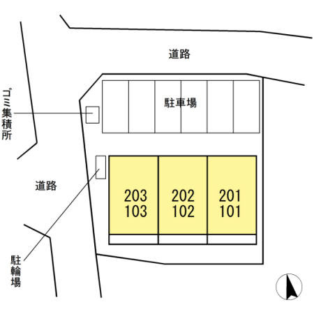 ルシアンの駐車場