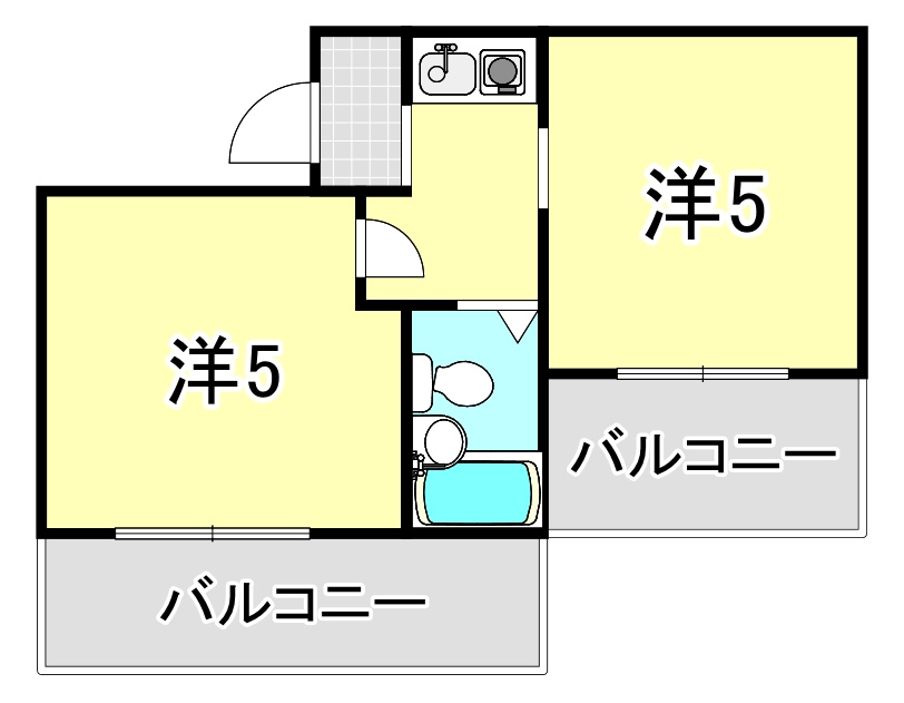 アメニティ東神戸　の間取り