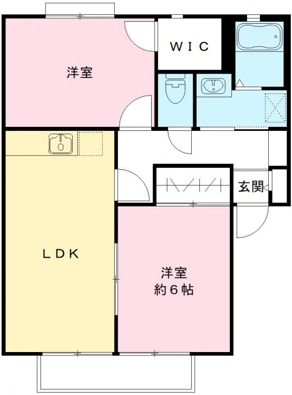 サンビレッジ花畑Cの間取り