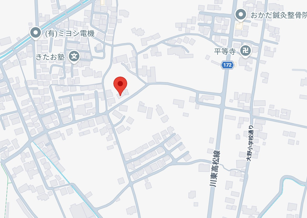 リーブルガーデン高松市香川町大野第二◇2026年度補助金対象の長期優良住宅です！の地図|カーナビ表示：高松市香川町大野1532-1付近